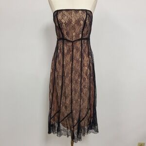 kimchi blue liz lace trim satin slip midi dress Kimchi Blue Liz Lace Trim Satin Slip Midi Dress in Gray